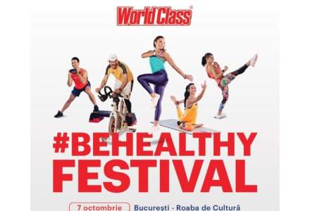 Festivalul World Class: #BeHealthy va avea loc în București pe 7 octombrie, cu acces GRATUIT la toate antrenamentele, provocările și activitățile pregătite!