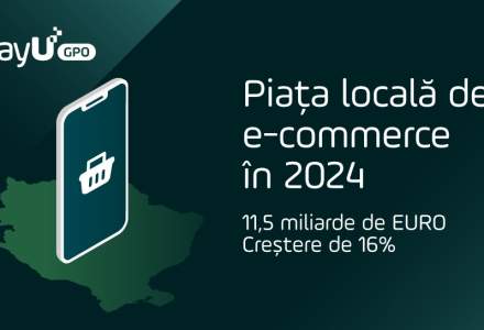 PayU GPO: Comerțul online din România ar putea ajunge la o valoare de 11,5 miliarde de euro în 2024