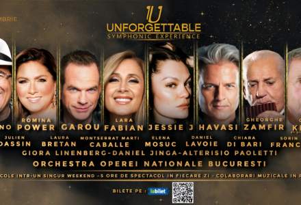 Jessie J vine în premieră la București alături de Lara Fabian, Havasi, Garou, Al Bano și mulți alții la Unforgettable Festival
