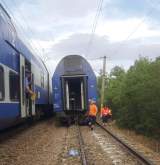 Imagine Articol Mai multe vagoane ale unui tren cu 200 de călători au deraiat...