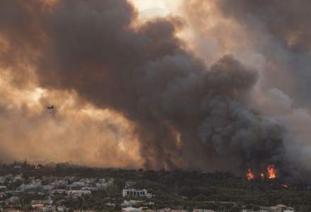 Coșmarul incendiilor de lângă Atena intră într-un nou an. Pompierii fac tot posibilul să le țină sub control