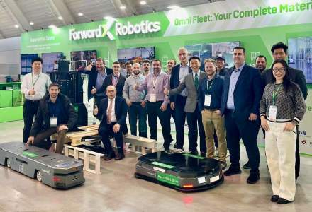 EUROFIT dă startul unei noi ere în automatizarea logisticii europene, prin parteneriatul strategic exclusiv stabilit între Grupul VOYATZOGLOU și ForwardX Robotics