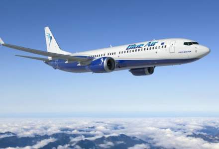 Blue Air a transportat, in 2017, peste 5 milioane de pasageri, cu 70% mai mult fata de anul anterior