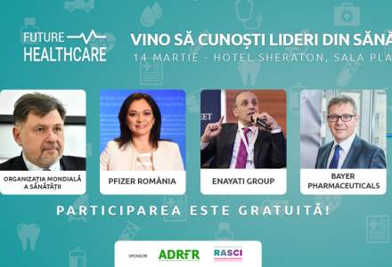 Future Healthcare: Cine sunt speakerii de la conferinta si care vor fi temele de discutie din cadrul evenimentului
