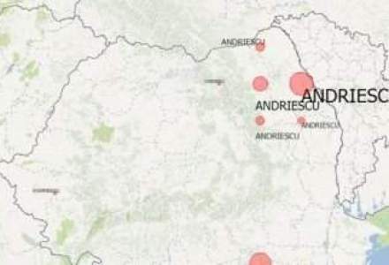 De unde vine numele vostru? A fost creata harta online a familiilor din Romania