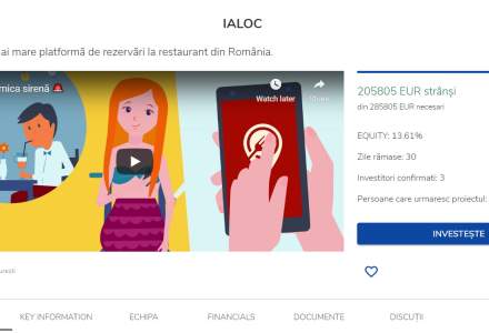Platforma de rezervări online în restaurante, ialoc.ro, caută finanțare de 286.000 euro și se listează pe Seedblink