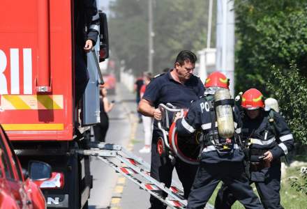 Incendiu la un hotel din București. Zece persoane au fost evacuate