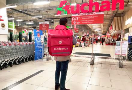Parteneriat între foodpanda și Auchan: în cât timp promit să îți livreze produsele
