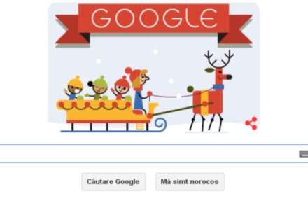 Logo-ul Google, transformat in urare de sarbatori cu ocazia Craciunului