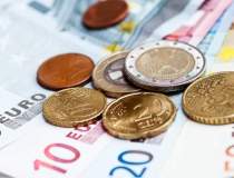 Moneda euro a scazut cu peste...
