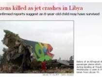 Tragedie aviatica in Tripoli