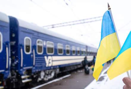 Un tren ucrainean lovit de rachetele rusești a avut întârziere doar 14 minute și a recuperat-o până la destinație