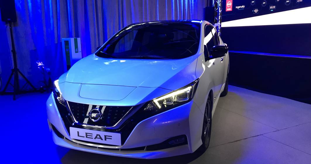 Imagine pentru articolul: Nissan a lansat pe piata din Romania noua generatie a modului 100% electric Leaf