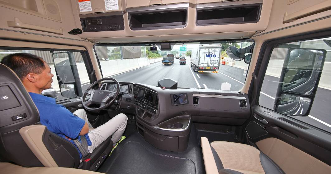 Imagine pentru articolul: Hyundai a testat un camion autonom in Coreea de Sud