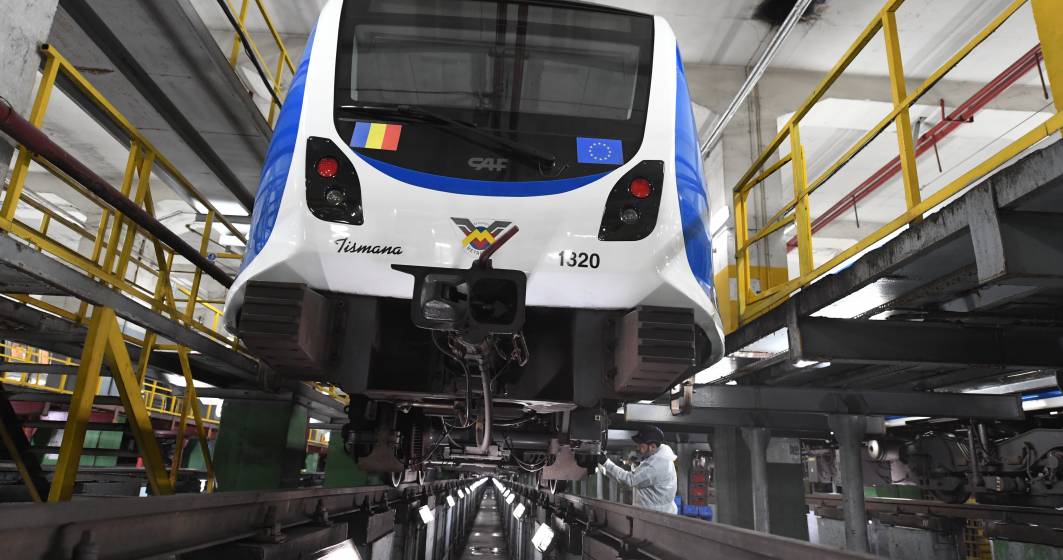 Imagine pentru articolul: Metrorex incepe sa rezolve problema trenului deraiat in depoul Berceni la un an de la incident