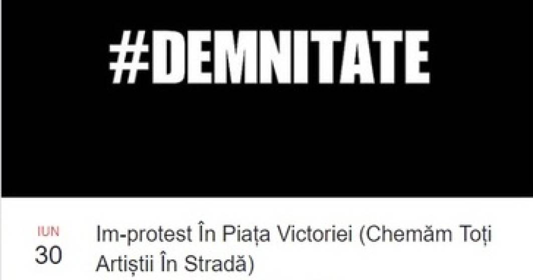 Imagine pentru articolul: Un protest al actorilor este anuntat duminica, de la ora 18.00, in Piata Victoriei