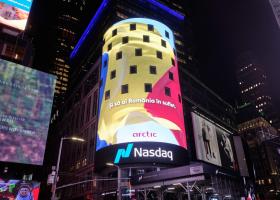 Imagine: România a ajuns în New York: Tricolorul a fost proiectat pe Times Square
