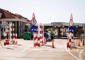 Imagine: Timpi tot mai mare de așteptare pentru camioanele care ies pe la Giurgiu:...