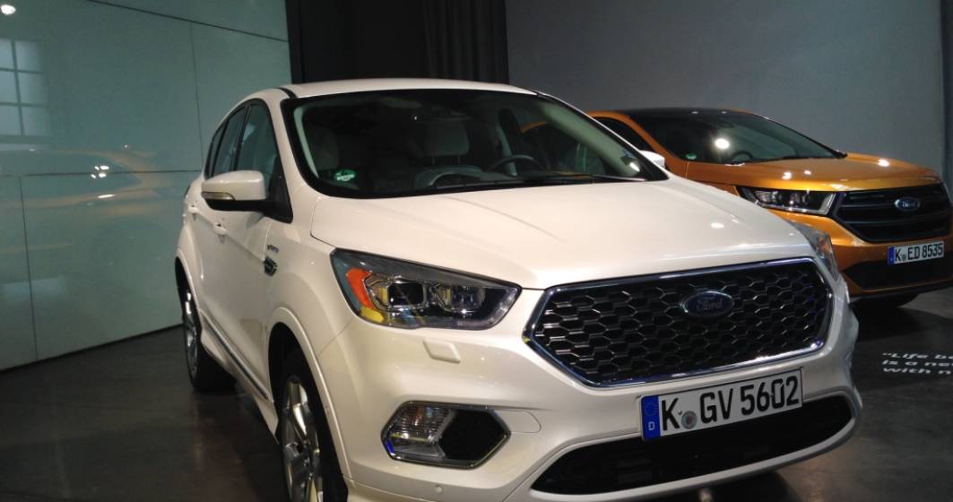 Imagine pentru articolul: Ford Kuga facelift ajunge in Romania in noiembrie. Poate fi comandat Vignale