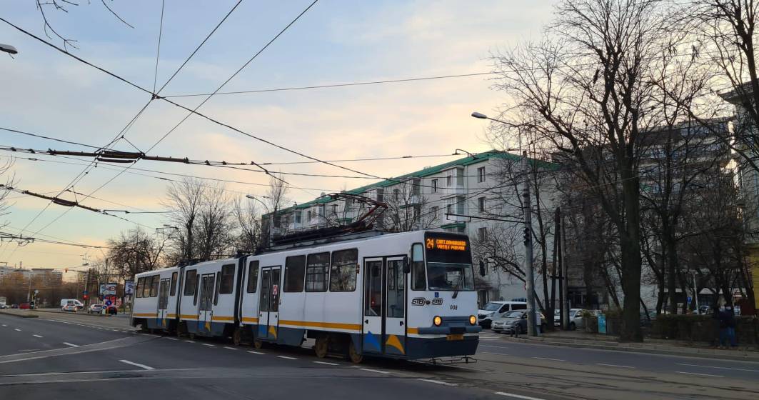 Imagine pentru articolul: Mai multe linii de tramvai din București vor avea un traseu modificat în weekend