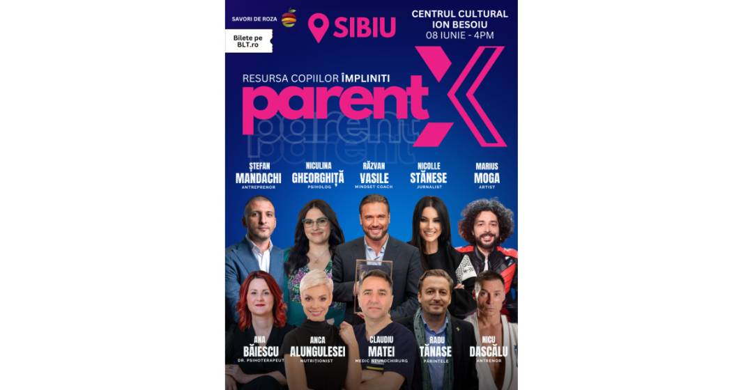Imagine pentru articolul: ParentX Events – Resursa Copiilor Împliniți - Revoluționăm Educația Copiilor și a Părinților în România