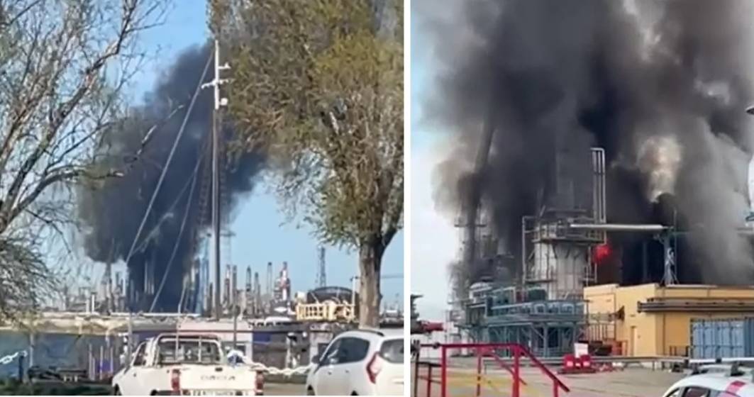 Imagine pentru articolul: Incendiu la Petromidia | Autoritățile au instaurat Planul Roșu de intervenție