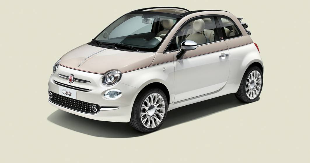 Imagine pentru articolul: Fiat anunta doua editii speciale Fiat 500 60th Edition si Fiat 500 Anniversario