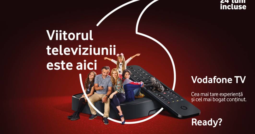 Imagine pentru articolul: Vodafone lansează un serviciu de televiziune: cât costă Vodafone TV și ce oferă