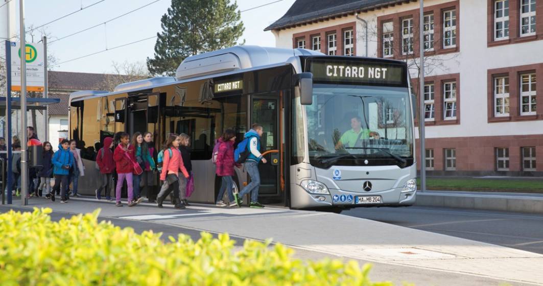 Imagine pentru articolul: Madridul vrea 80 de autobuze Mercedes-Benz pe gaz natural