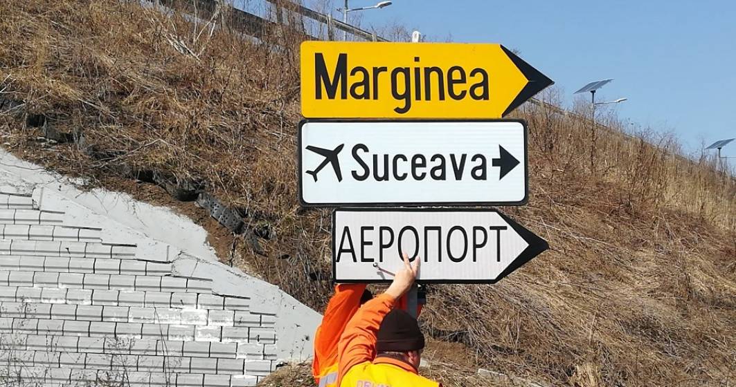 Imagine pentru articolul: Mai multe indicatoare rutiere în limba ucraineană sunt montate la Suceava, ca sprijin pentru refugiații ucraineni din România