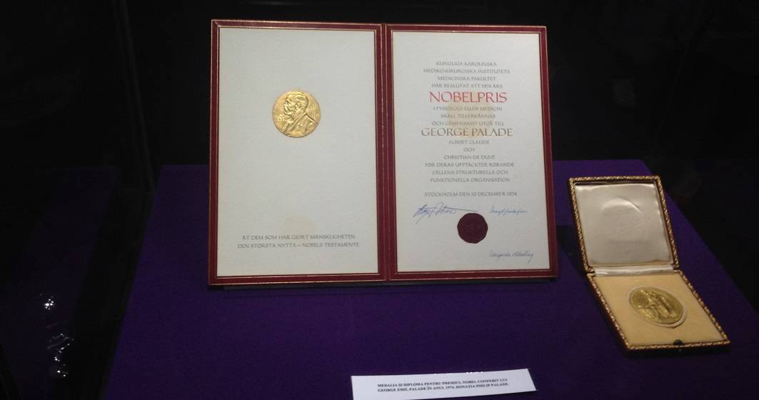 Imagine pentru articolul: Cum a ajuns Premiul Nobel acordat in 1974 lui George Emil Palade in Tezaurul Istoric al Muzeului National de Istorie a Romaniei?