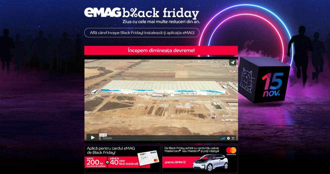 Imagine pentru articolul: eMAG - Numaratoarea inversa pana la Black Friday - site-ul, inchis