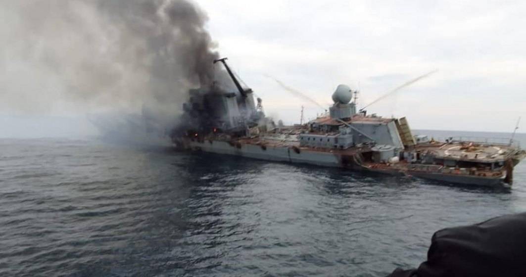 Imagine pentru articolul: Rusia susține că în naufragiul crucişătorului Moskva a murit doar un marinar