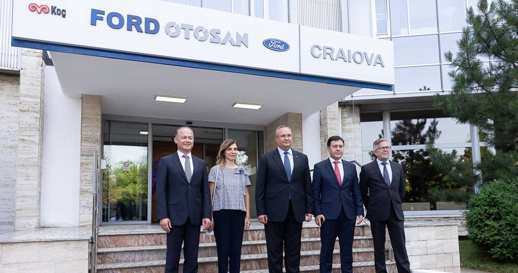 Imagine pentru articolul: Nicolae Ciucă alături de conducerea Ford Europa și Ford Otosan.