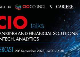Imagine: CIO Talks - Banking and Financial solutions. Fintech. Analytics Miercuri, 20...