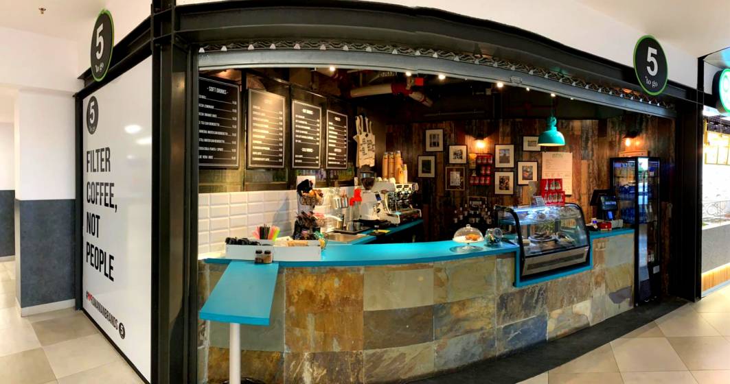 Imagine pentru articolul: 5 to go oferă un an fără taxe de franciză antreprenorilor care vor să deschidă noi cafenele