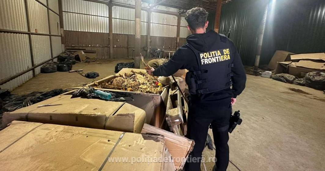 Imagine pentru articolul: Poliția de Frontieră a descoperit o rețea ilegală de fabrici de țigări, care importa sute de tone de tutun și vindea online