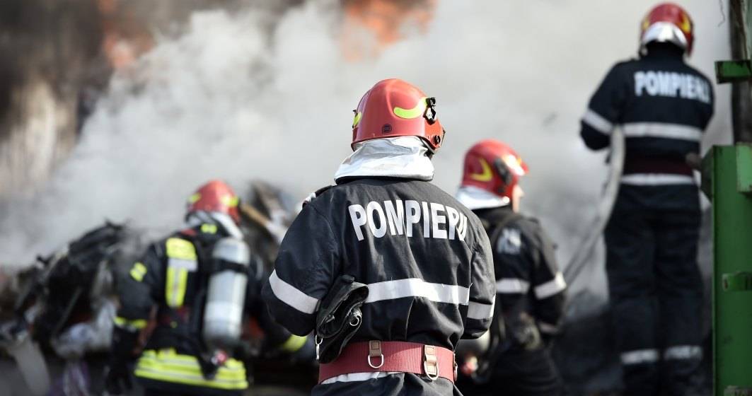 Imagine pentru articolul: Incendiu în București pe o platformă industrială din zona Pallady