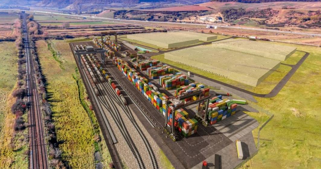Imagine pentru articolul: O soluție de neegalat pentru exportatorii români, Terminalul Intermodal DP World din Aiud este dezvoltat în proporție de 53%