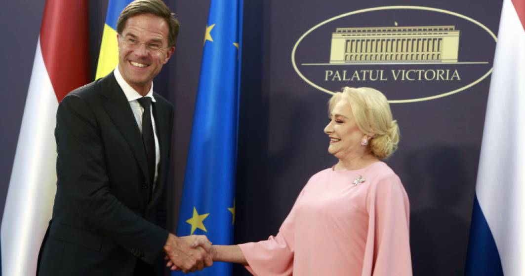 Imagine pentru articolul: Reactia premierului olandez dupa ce Viorica Dancila i-a cerut sprijinul pentru aderarea Romaniei la Schengen