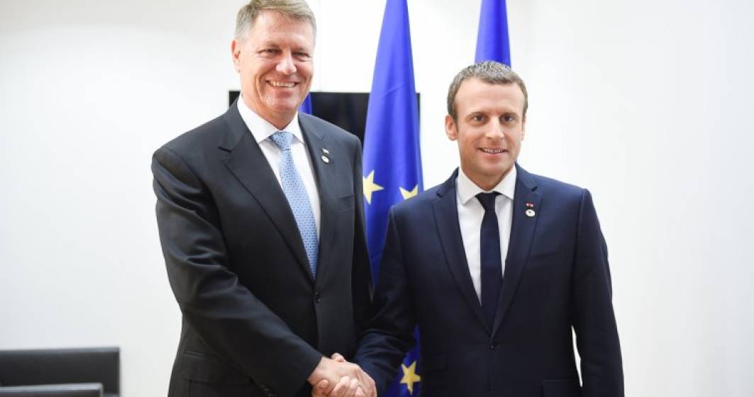 Imagine pentru articolul: Emmanuel Macron vine in Romania, la invitatia lui Klaus Iohannis