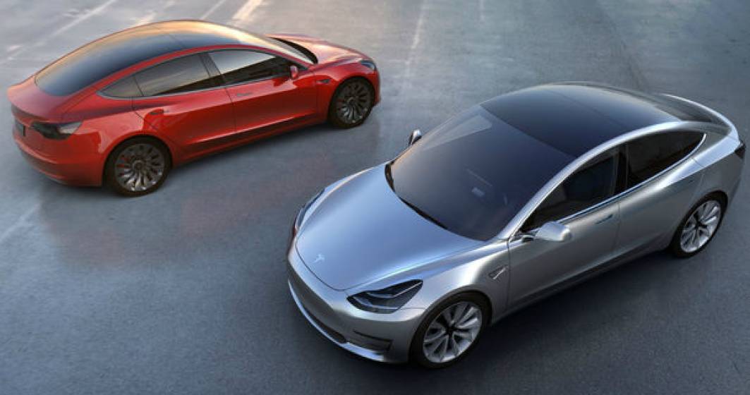 Imagine pentru articolul: Tesla Model 3 poate fi comandat in principalele tari europene: autonomie de 544 kilometri. Livrarile incep in februarie