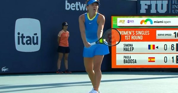 Imagine pentru articolul: VIDEO | Simona Halep, revenire onorabilă în circuitul WTA. A început bine,...