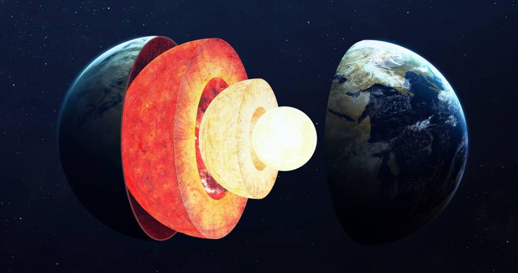 Imagine pentru articolul: Descoperire de ultimă oră: în interiorul Pământului este o minge solidă și fierbinte din metal
