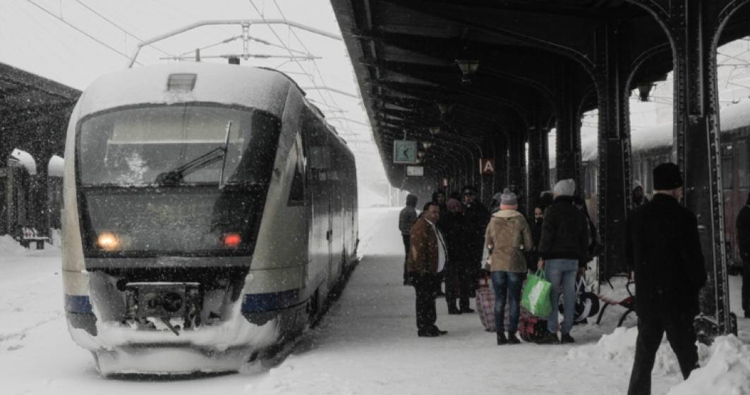 Imagine pentru articolul: CFR Calatori a anulat 30 trenuri din cauza viscolului