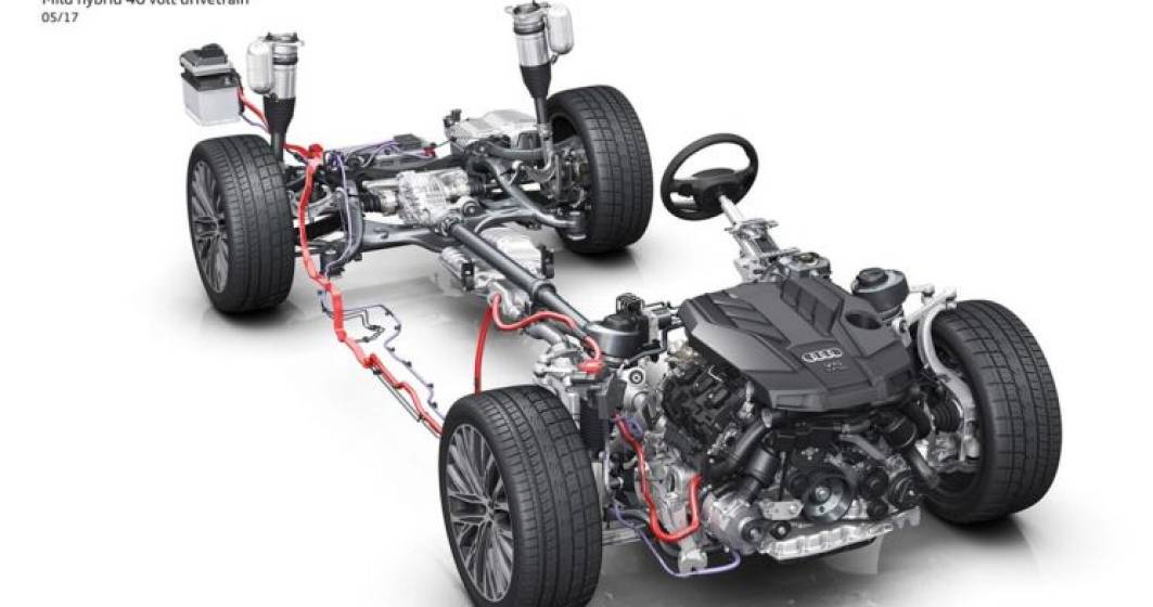 Imagine pentru articolul: Noul Audi A8 va fi echipat cu un sistem micro-hibrid, motorul va fi oprit complet la viteza de croaziera