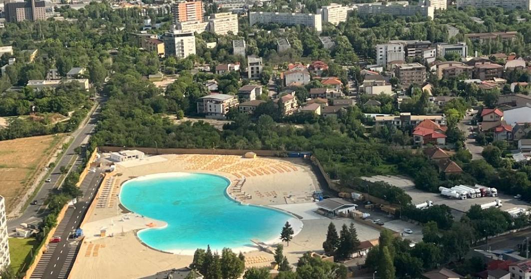 Imagine pentru articolul: Se deschide o plajă urbană în nordul Bucureștiului: Complexul va avea peste 1.000 de șezlonguri și restaurante. Investiția se ridică la 33 de milioane de euro