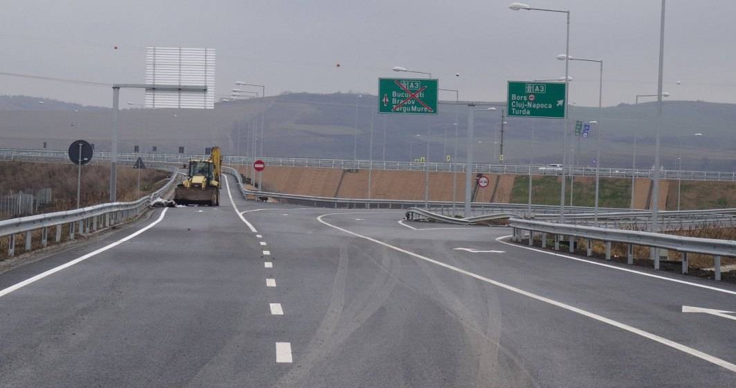 Imagine pentru articolul: CNAIR ar putea deschide astazi circulatia pe inca 14 kilometri din autostrada A3, pe loturile Ogra-Iernut si Ungheni-Iernut