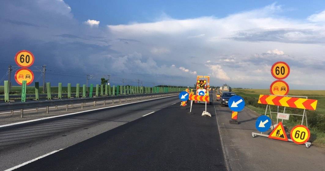 Imagine pentru articolul: Autostrada Soarelui intra in reparatie; sectorul cu dale de beton de pe A2 va fi frezat si refacut