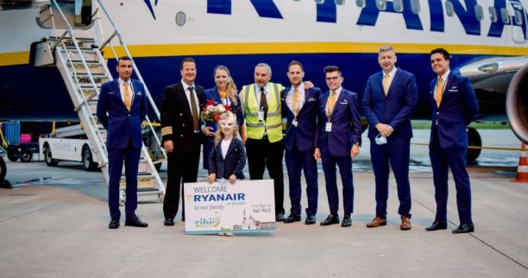 Imagine pentru articolul: Ryanair a lansat primul său zbor de pe Aeroportul din Sibiu